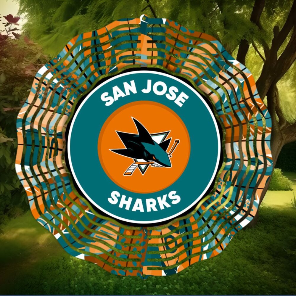 NEW - San Jose Sharks Wind Spinner